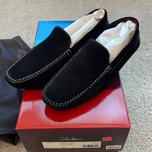Cole Haan Zermatt Wool Black Suede Size 10